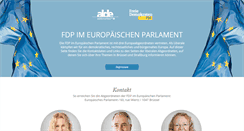 Desktop Screenshot of fdp-in-europa.de