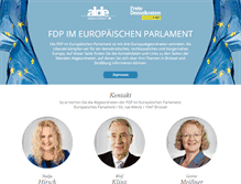 Tablet Screenshot of fdp-in-europa.de